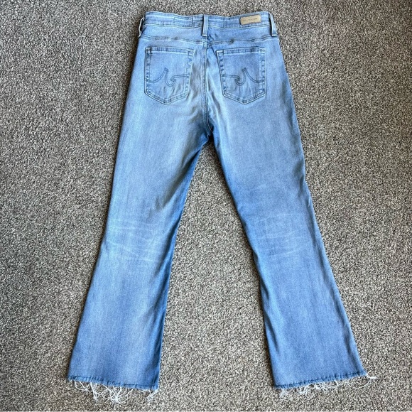 AG Adriano Goldschmied High Rise Farrah Boot Crop Light Wash Jeans, size 28 - Picture 8 of 10